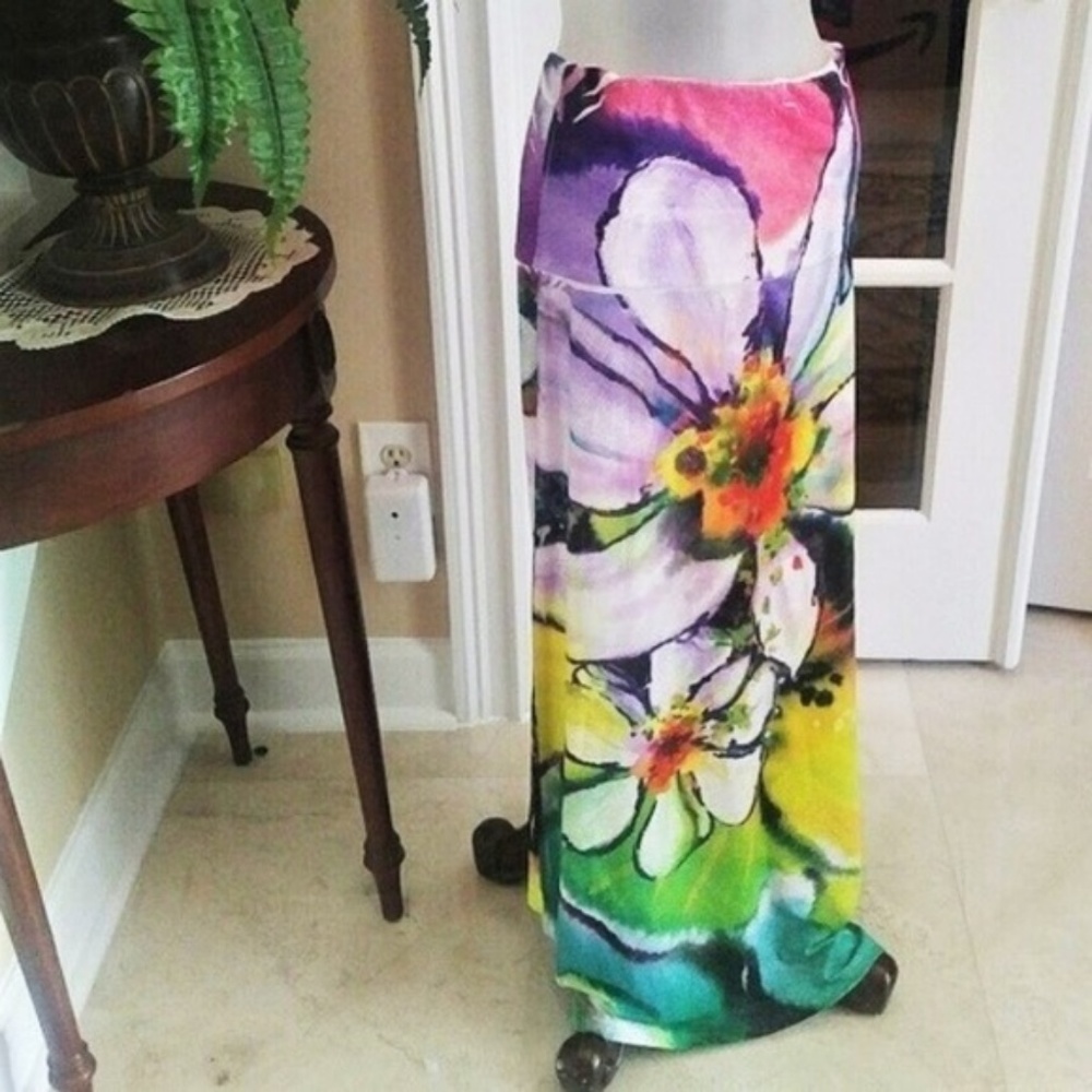 Playful 2-in-1 Dress or Maxi Skirt Like New M - Picture 2 of 6